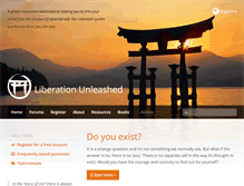 Tablet Screenshot of liberationunleashed.com